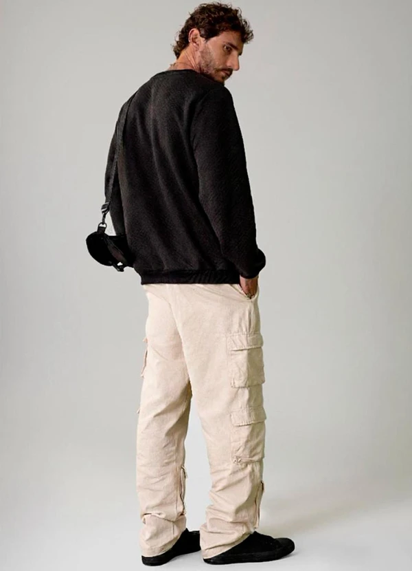 The Philippines - Blusão Matelassê Masculino  Preto 4