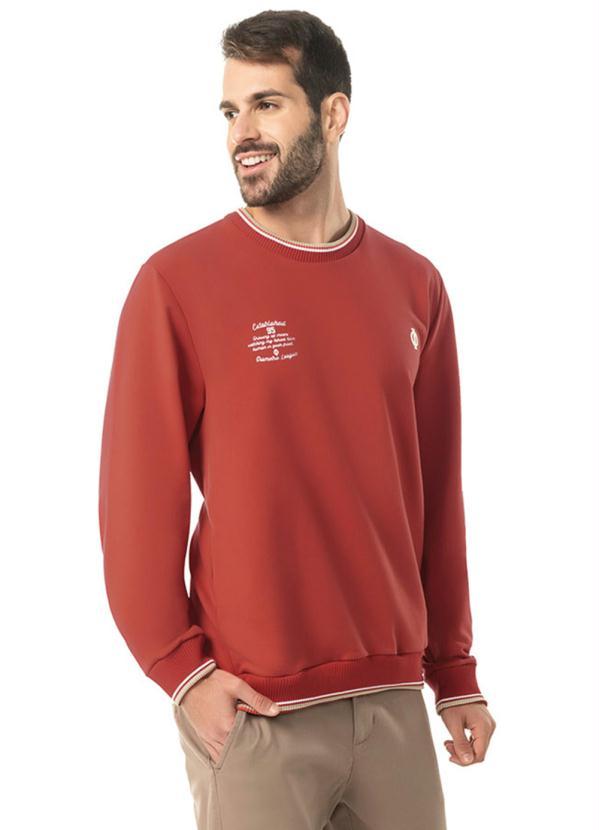 Diametro - Blusão Moletom com Felpa Marrom