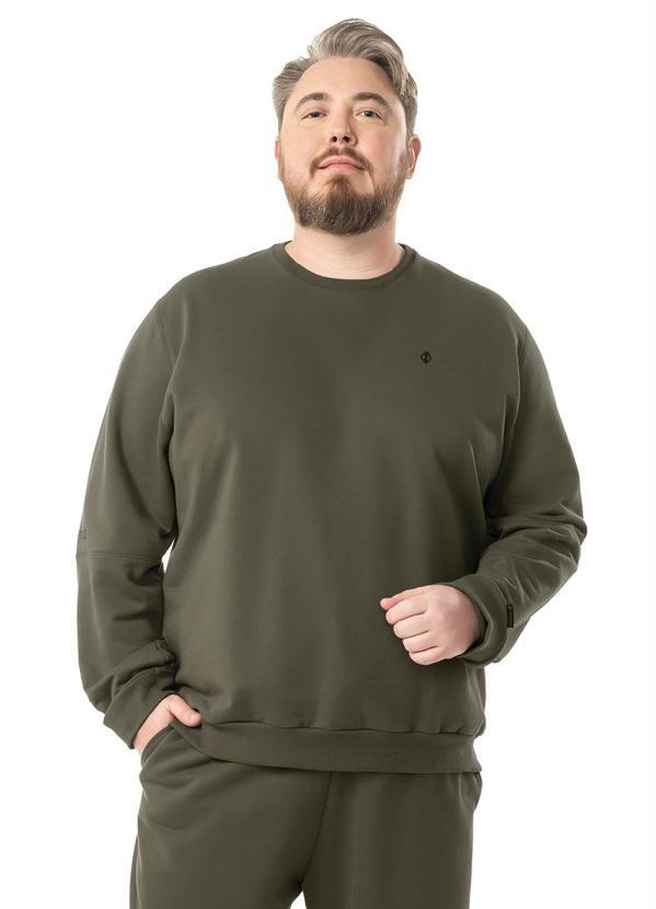 Diametro - Blusão Moletom Felpa Verde