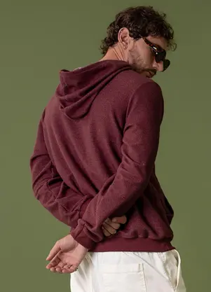 The Philippines - Blusão Moletom Masculino  Vermelho - THE PHILIPPINES