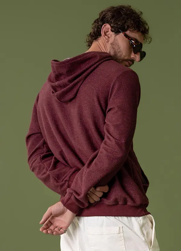 The Philippines - Blusão Moletom Masculino  Vermelho 2