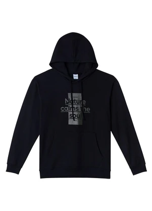 Malwee - Blusão Nature Calms The Soul em Moletom Preto - MALWEE