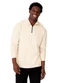 Malwee - Blusão Regular em Moletom Off White - variação: Off White