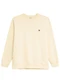 Malwee - Blusão Regular em Moletom Sarjado Amarelo - variação: Off White