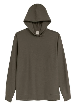 Malwee - Blusão Texturizado com Capuz Verde Oliva - MALWEE