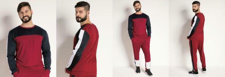 Casaco Tricolor com Recortes