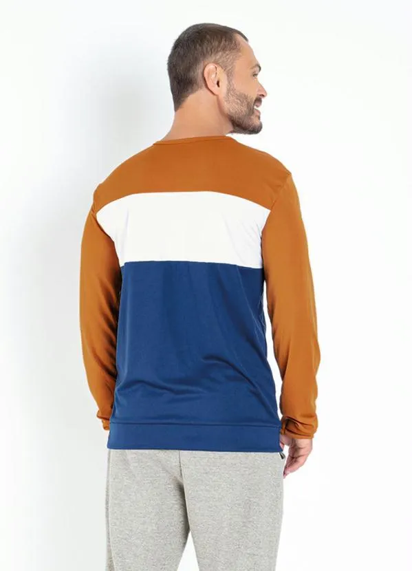 Moda Pop - Casaco Tricolor com Recortes 2