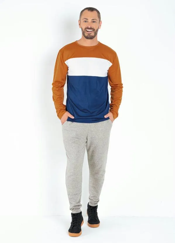 Moda Pop - Casaco Tricolor com Recortes 3