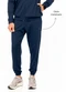 Decoy - Calça com Estampa e Bolso Preto - variação: Azul