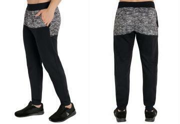 Cala Jogger com Bolso Preta Riscada