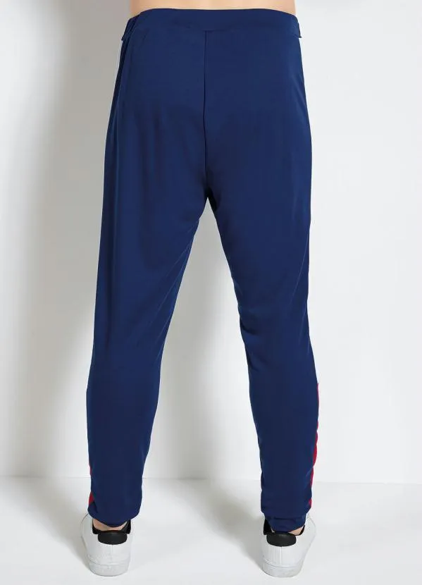 Moda Pop - Calça Marinho com Recortes nas Laterais 7