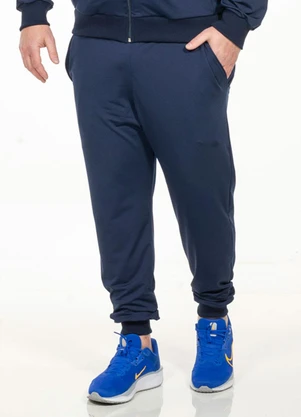 Decoy - Calça Plus Size Masculina Azul - DECOY