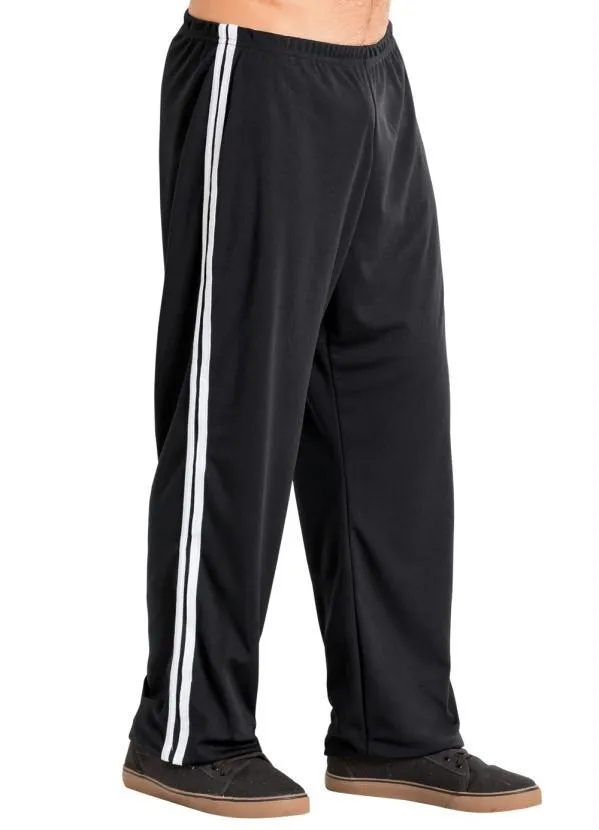 Moda Pop - Calça Preta com Filetes Brancos nas Laterais 5