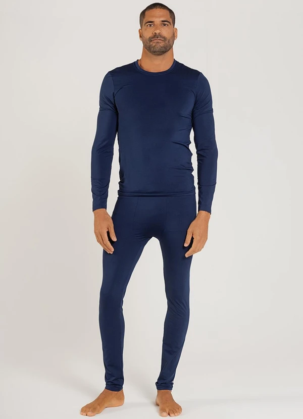Just Basic - Calça Térmica Masculina Azul Marinho 3