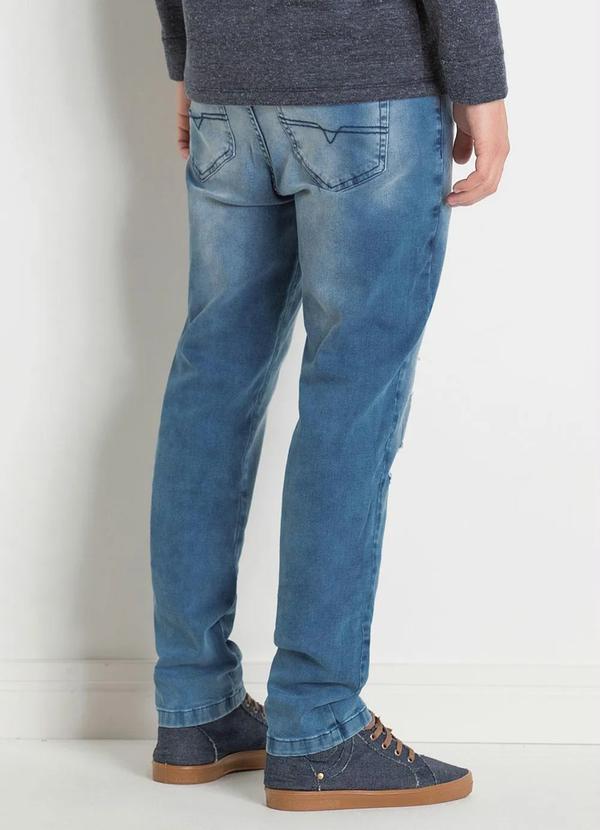 Outlet - Calça Actual Destroyed Jeans Claro 2