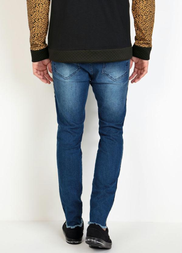 Outlet - Calça Actual Jeans com Detalhe Camuflado 2