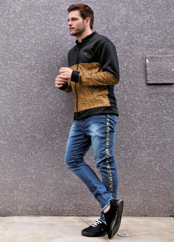 Outlet - Calça Actual Jeans com Detalhe Camuflado 6