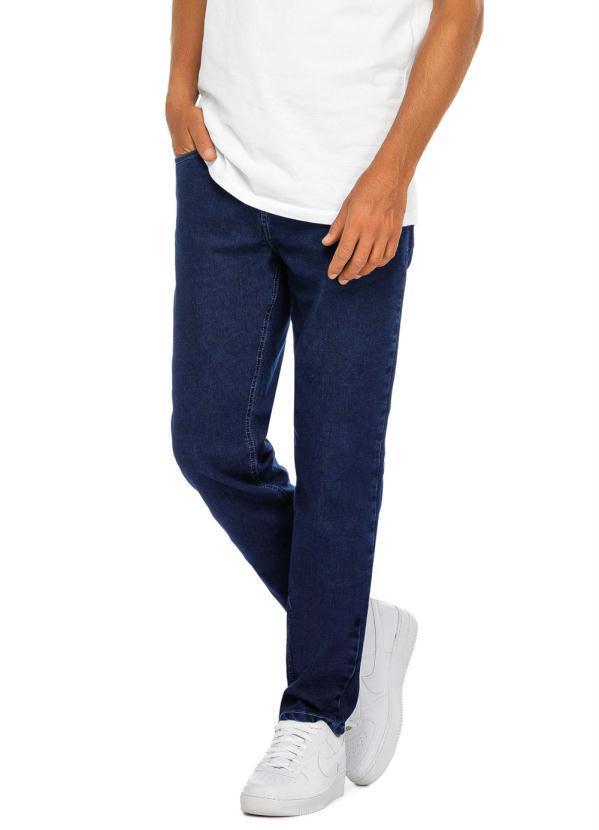 Enfim - Calça Azul Escuro Slim Jeans Masculina