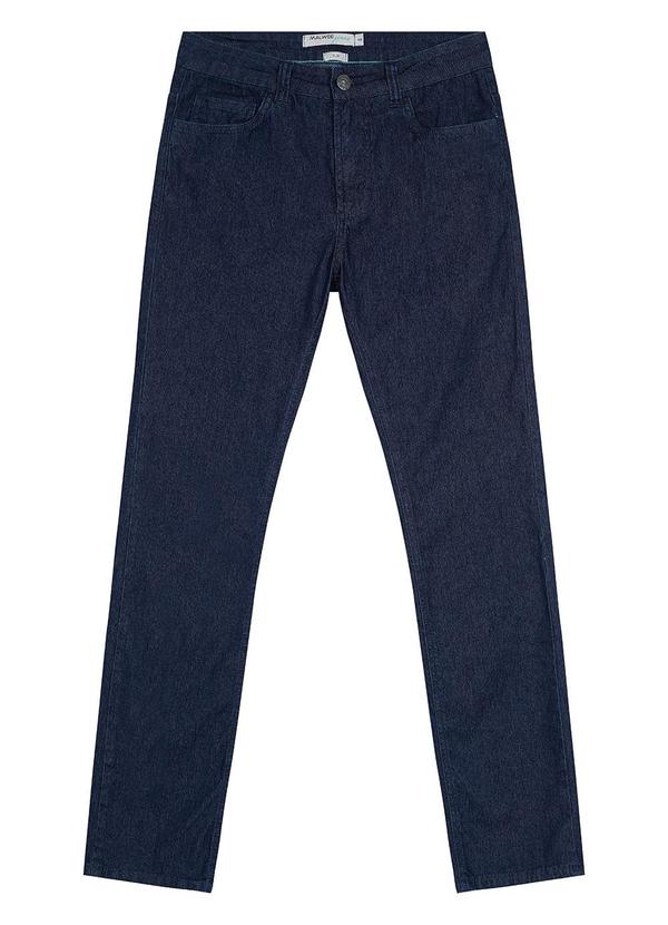 Malwee - Calça Azul Escuro Slim Jeans Sustentável 4