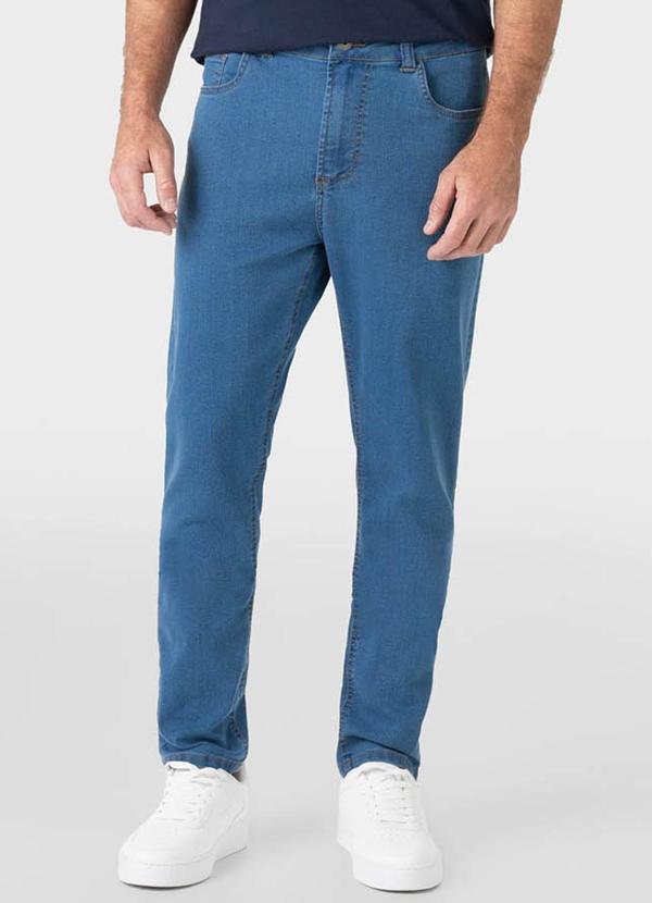 Malwee - Calça Azul Índigo Masculina Slim Flex Jeans