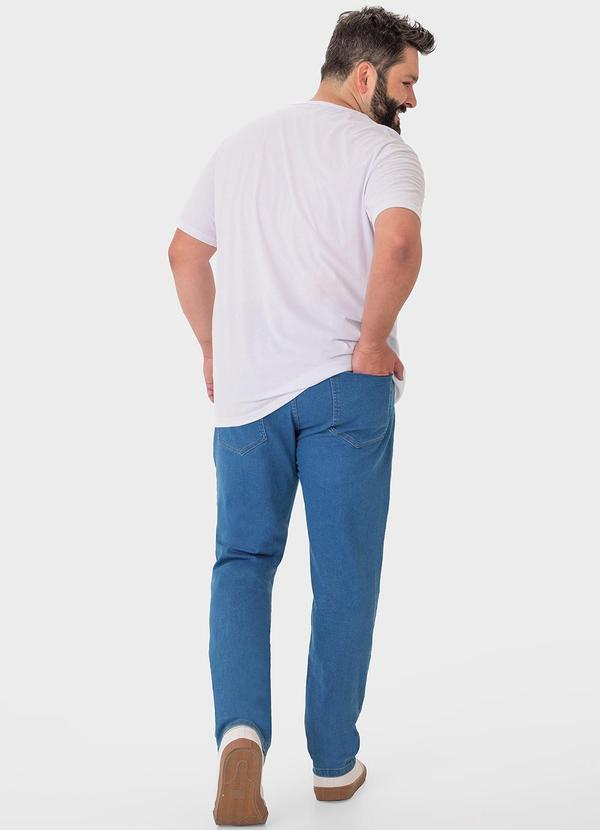 Malwee Plus - Calça Azul Slim Masculina Flex Jeans 4