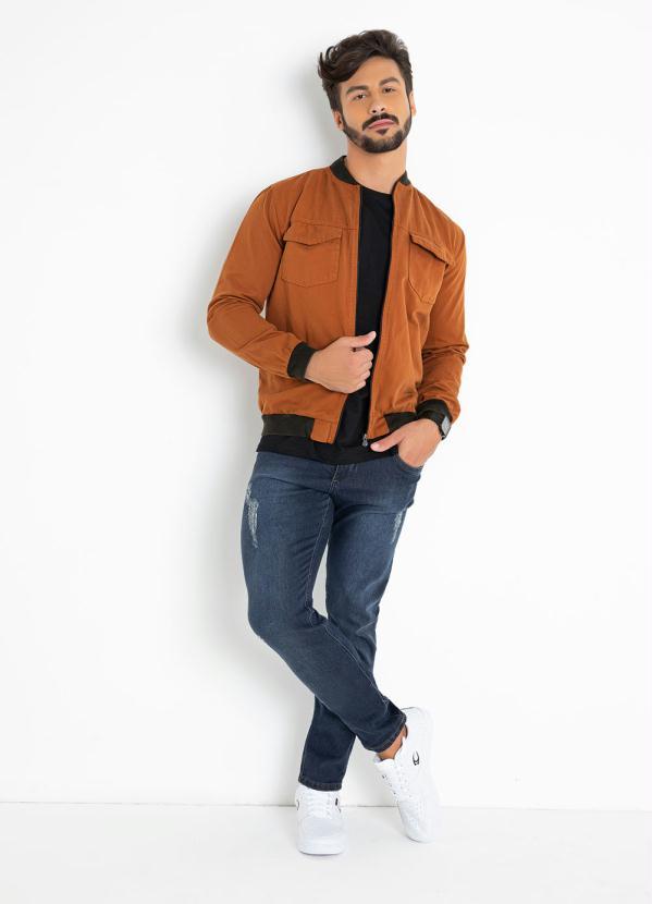 K-du Jeans - Calça Jeans Escura com Puídos e Bolsos Kdori 3