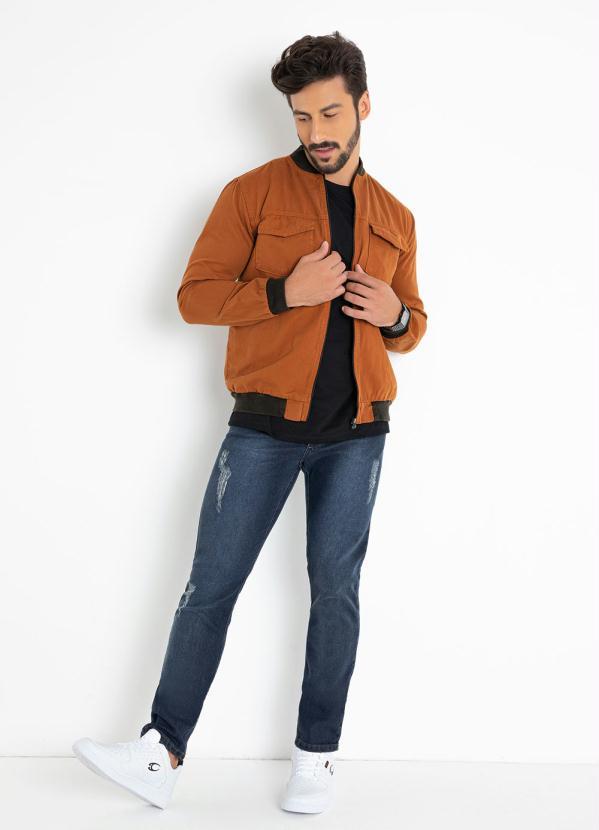 K-du Jeans - Calça Jeans Escura com Puídos e Bolsos Kdori 4