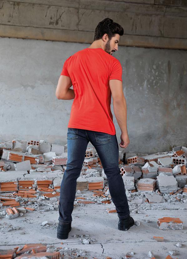 K-du Jeans - Calça Jeans Escura com Puídos e Bolsos Kdori 8