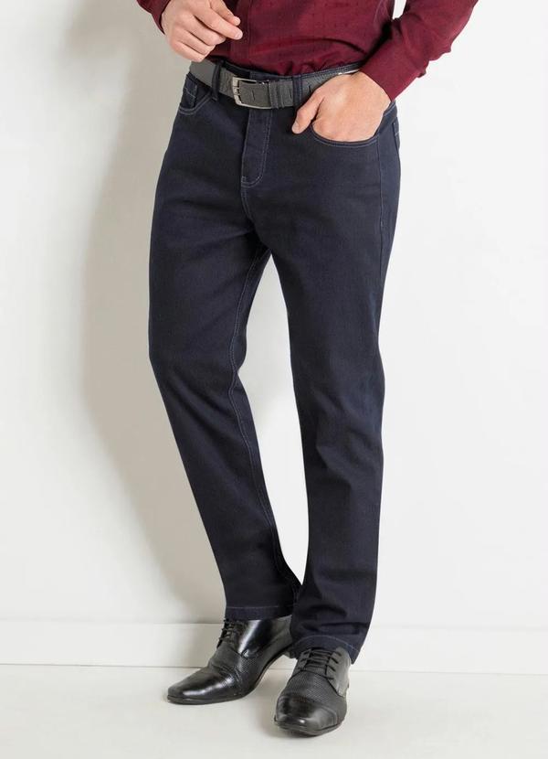 Outlet - Calça Jeans Escuro Actual com Bolsos 2