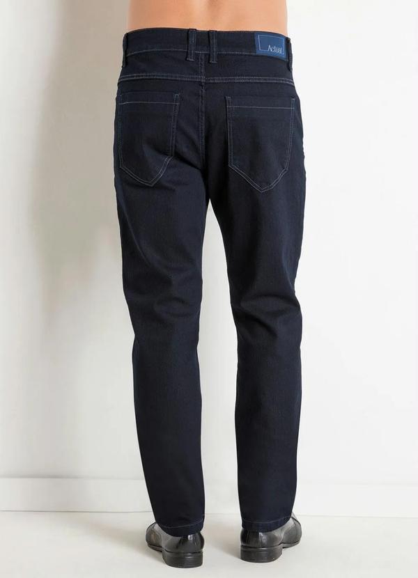Outlet - Calça Jeans Escuro Actual com Bolsos 9