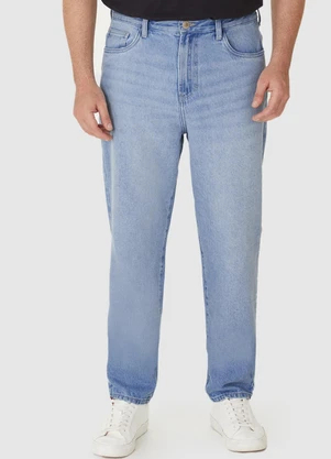 Malwee - Calça Jeans Loose Fit Azul Claro - MALWEE