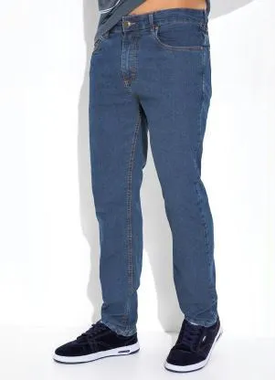 K-du Jeans - Calça Jeans Médio em Jeans - K-DU JEANS
