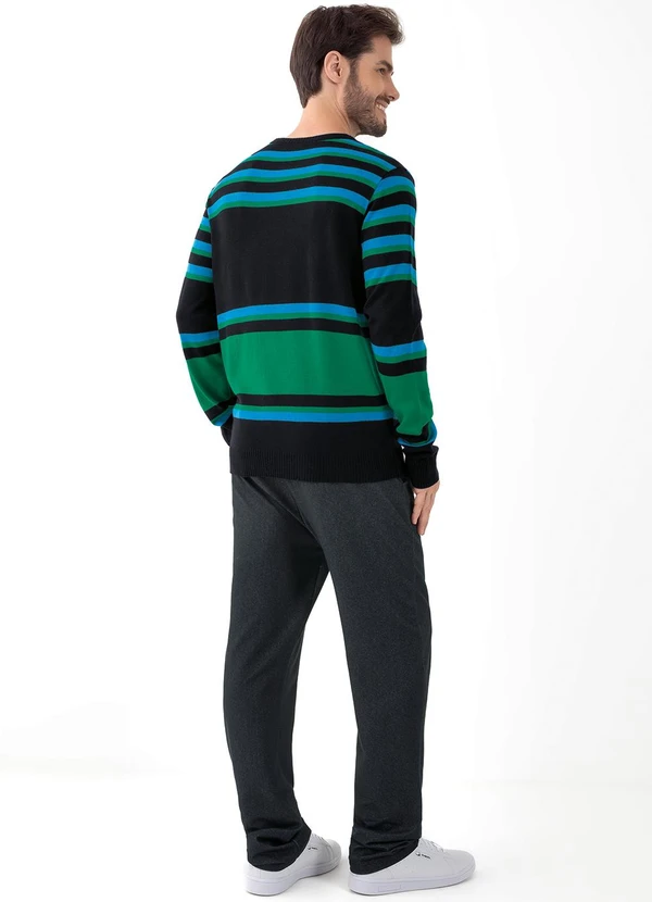 Moda Pop - Calça Jeans Preto em Cotton Jeans 4