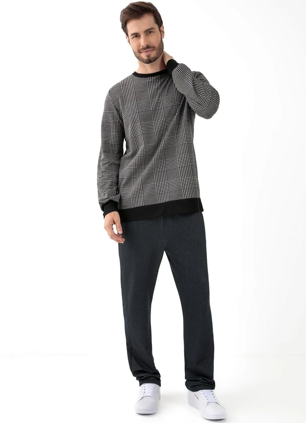 Moda Pop - Calça Jeans Preto em Cotton Jeans 6