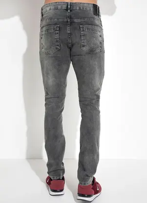 K-du Jeans - Calça Jeans Preto em Jeans com Elastano - K-DU JEANS