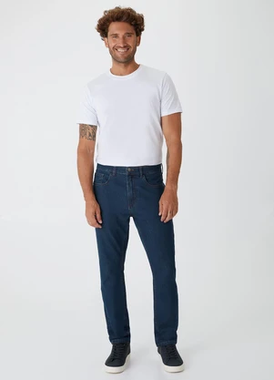 Malwee - Calça Jeans Slim Azul - MALWEE