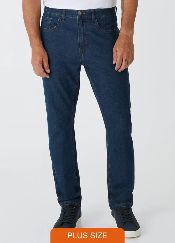 Malwee - Calça Jeans Slim Azul