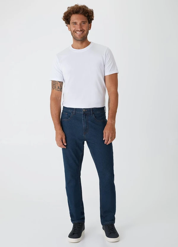 Malwee - Calça Jeans Slim Azul 2