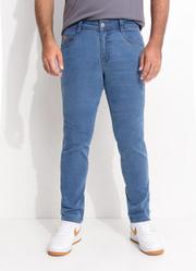 Cal�a Jeans Tradicional com Elastano Azul Claro
