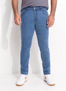 Calça Jeans Tradicional com Elastano Azul Claro