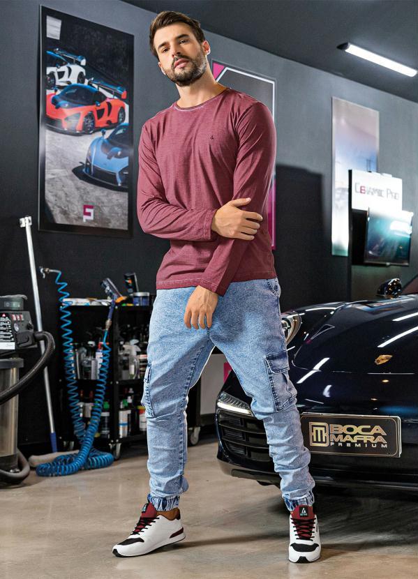 Actual - Calça Jogger Jeans Clara com Bolsos Funcionais 6