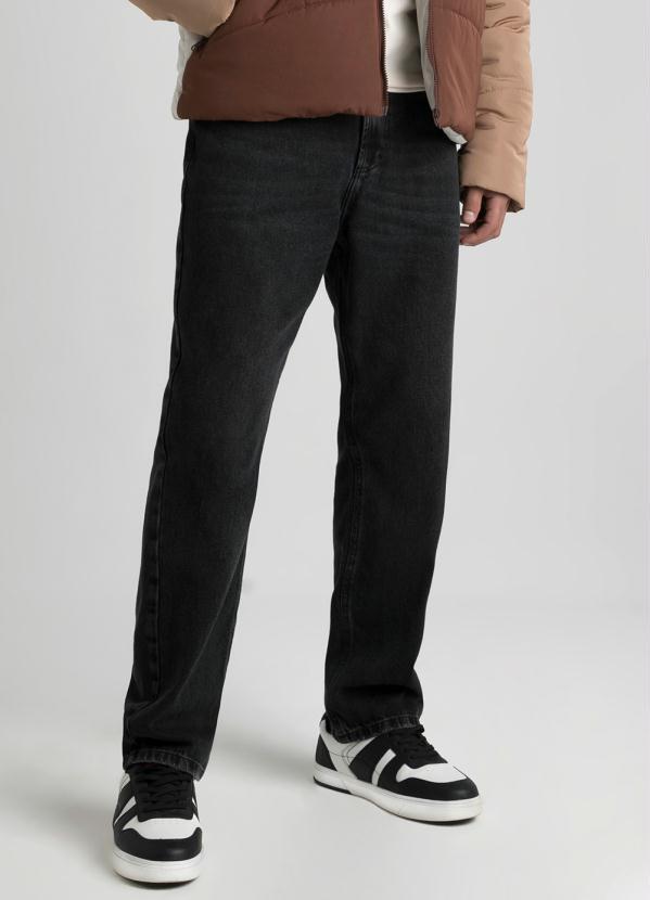Enfim - Calça Loose Fit Masculina Preto