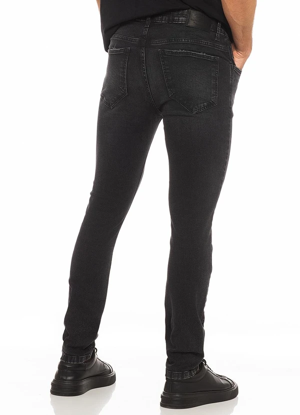 Rafree - Calça Masc Jeans Skinny Black 2