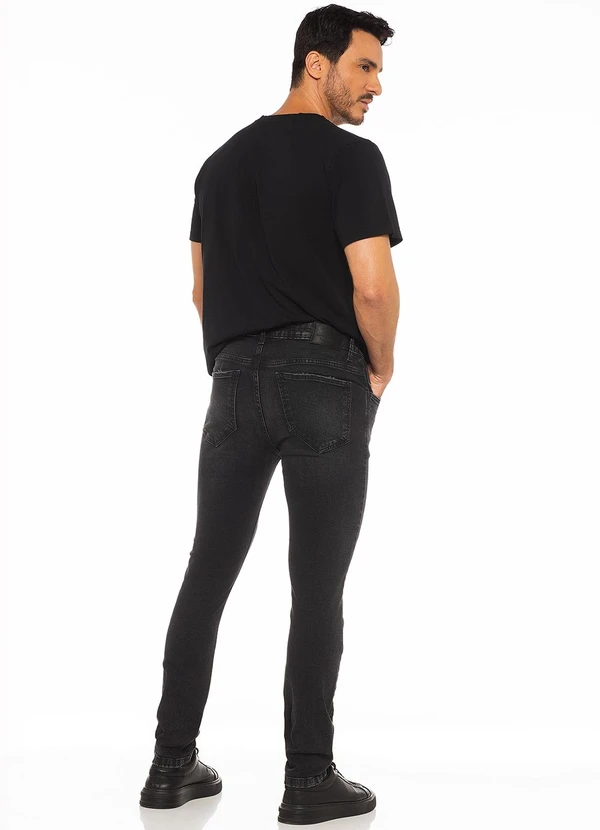 Rafree - Calça Masc Jeans Skinny Black 4