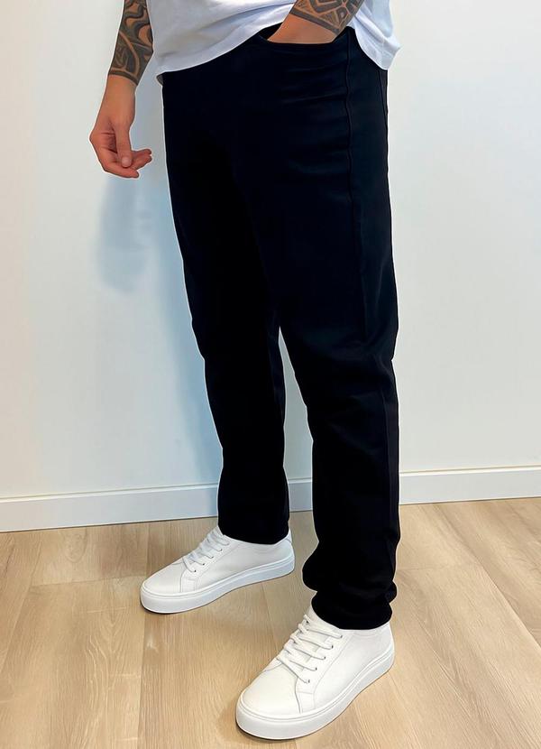 Rafree - Calça Masculina Jeans Preta