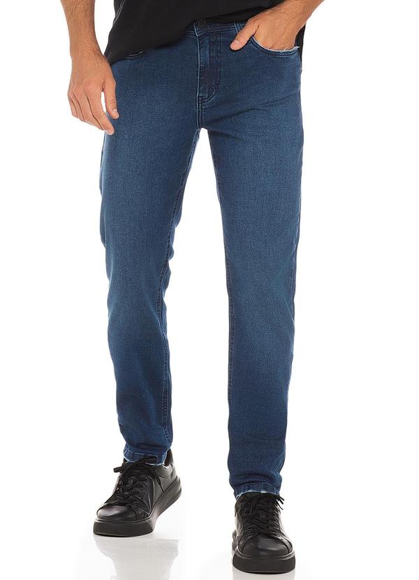 Rafree - Calça Masculina Jeans Slim Azul