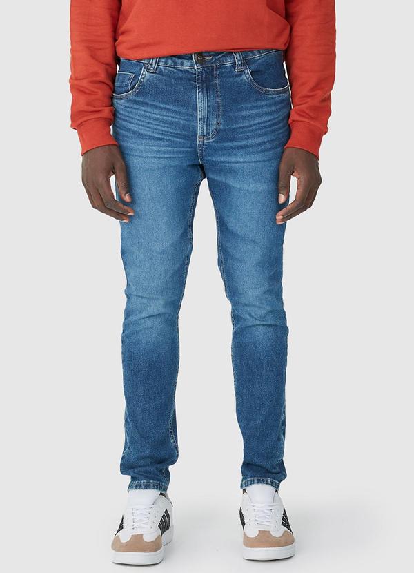 Malwee - Calça Masculina Skinny Flex Jeans Azul 1