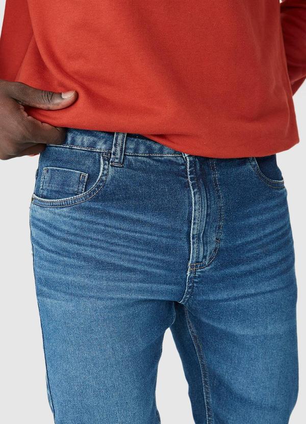 Malwee - Calça Masculina Skinny Flex Jeans Azul 3