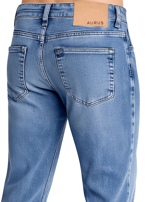 Aurus - Calça Skinny Jeans Escuro 4