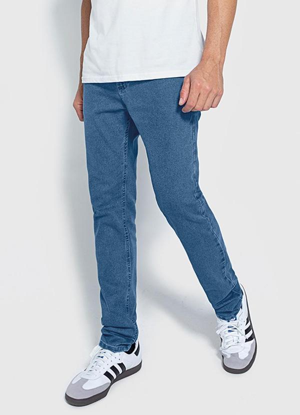 Enfim - Calça Skinny Jeans Masculina Azul